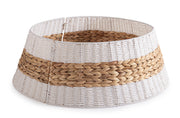 Copribase Albero Gleynor D60-78x28h Bianco Naturale Christmas