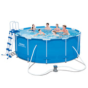 PISCINA STEEL PRO FRAME ROTONDA 366X122CM CON POMPA E ACCESSORI
