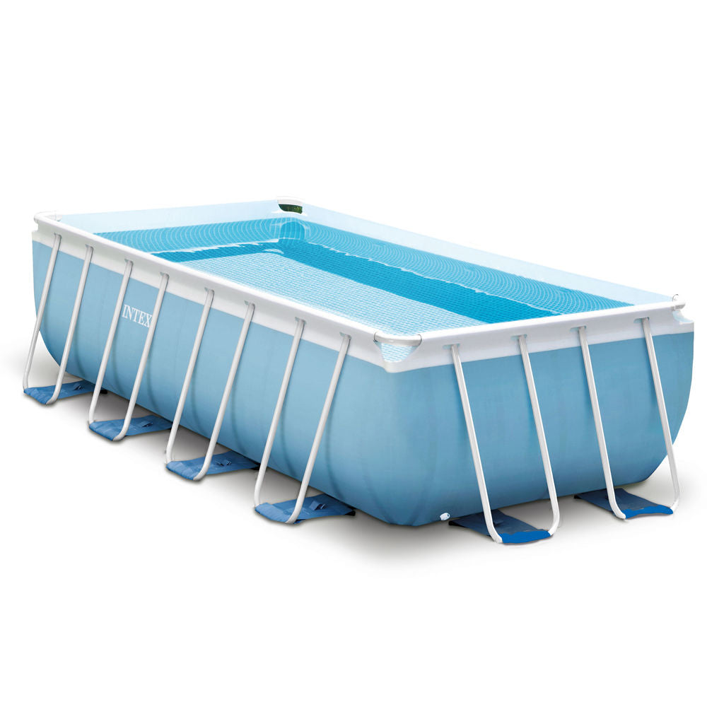 OFFERTA PISCINA PRISMA METAL FRAME 488X244X107 RETTANGOLARE KIT PULIZIA + 6 CARTUCCE PER FILTRO