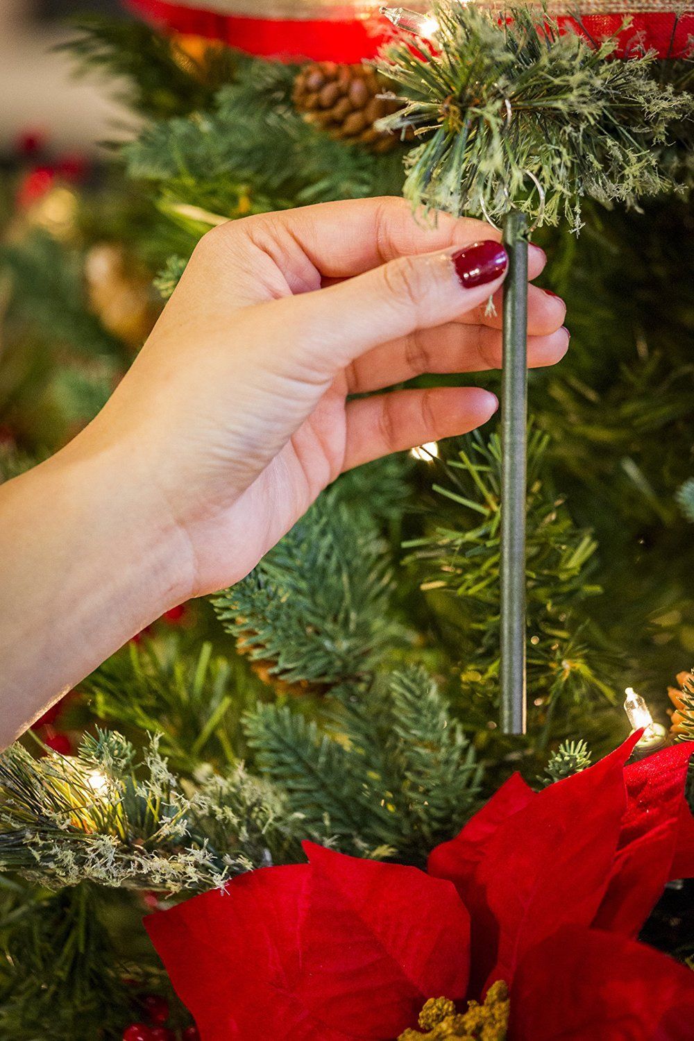 6 BASTONCINI PROFUMATI ABETE DA APPENDERE ALL'ALBERO DI NATALE