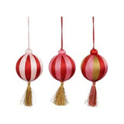Pendente Pallina con Nappa D.8 cm Modello Assortito
