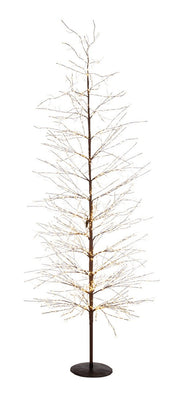 Albero Luminoso 2700 Microled D88x240h Marrone Christmas