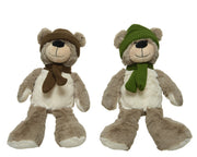 ORSETTO PELUCHES 15X18X20 CON CAPPELLO E SCIARPA MODELLO ASSORTITO