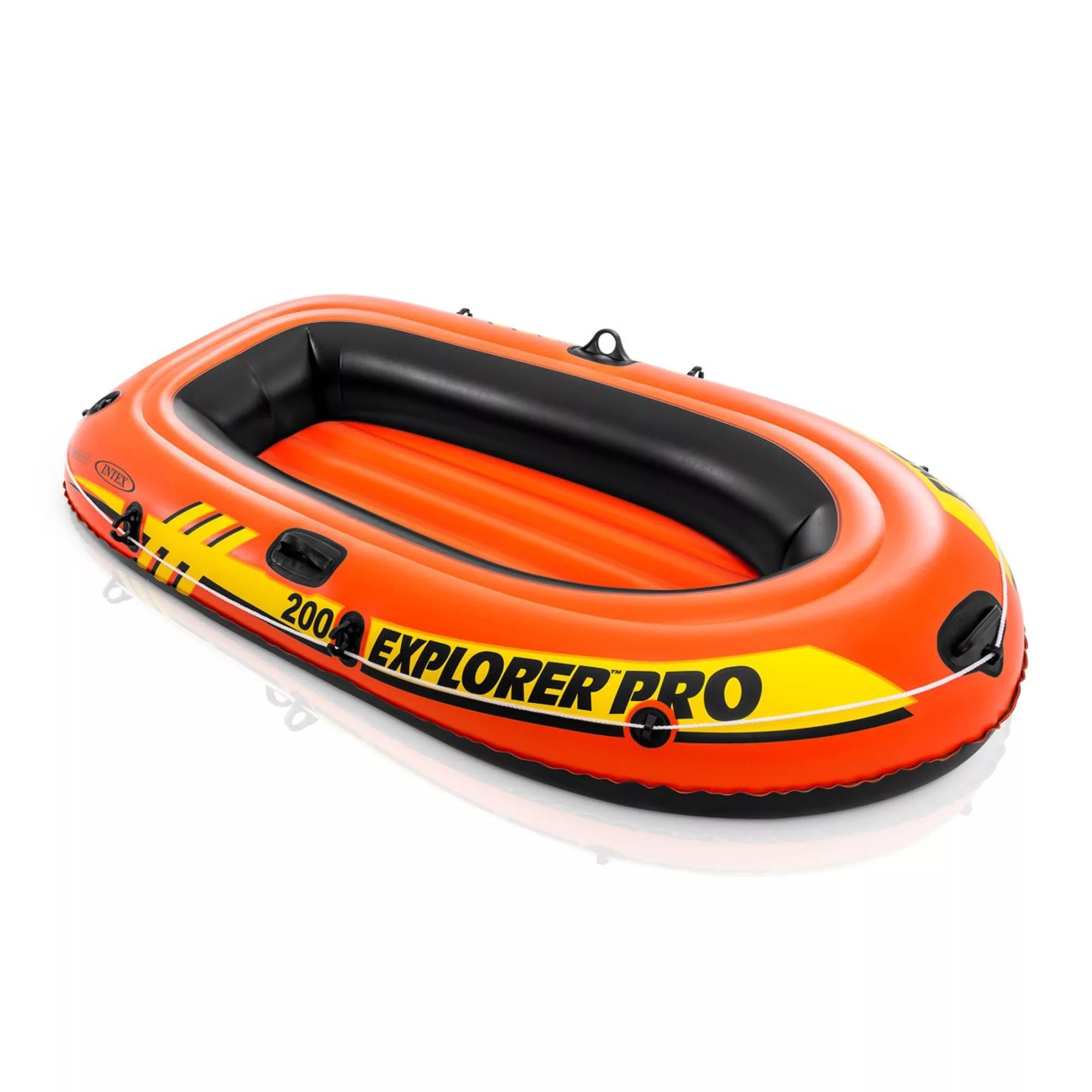 Canotto Gonfiabile Explorer Pro 200 196cm x 102cm x 33cm Arancione Intex