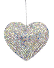 Pendaglio Jewel Cuore 7.5x7.5x6.5h cm Argento Christmas