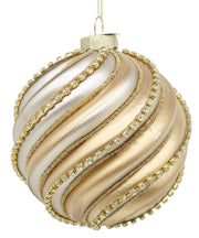 Sfera Decorativa Creams D10 Champagne Beige Christmas