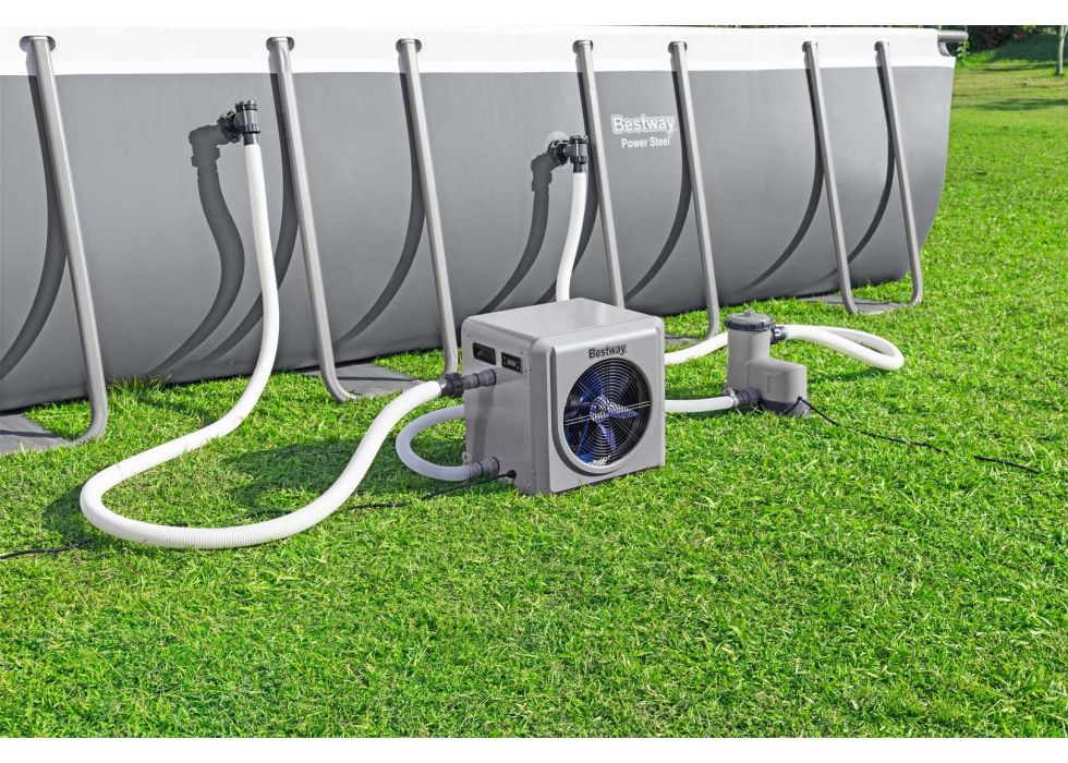 RISCALDATORE/POMPA DI CALORE 4KW PER PISCINE FINO A 30000 LT FUORI TERRA