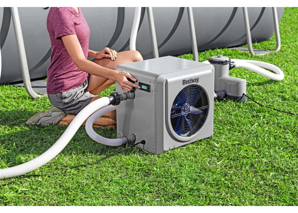 RISCALDATORE/POMPA DI CALORE 4KW PER PISCINE FINO A 30000 LT FUORI TERRA