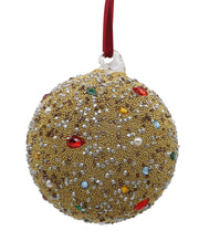 Sfera Vetro Beadstar D10 Oro Christmas