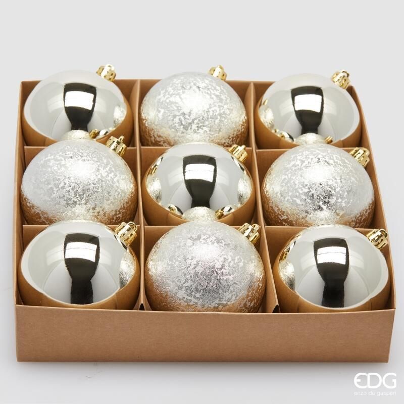Confezione 16 Palline di natale D.6 Champagne
