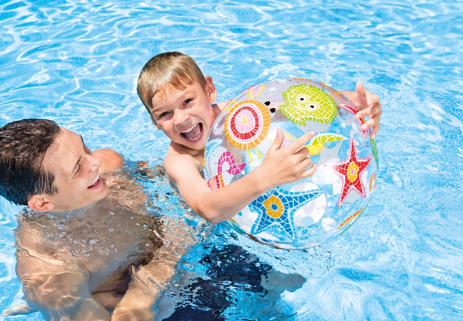 PALLONE DA MARE FANTASIA PER BAMBINI 3+ ASSORTITO