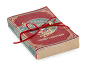 Notebook Merrynote Slitta 13x20cm Rosso tema natalizio Christmas