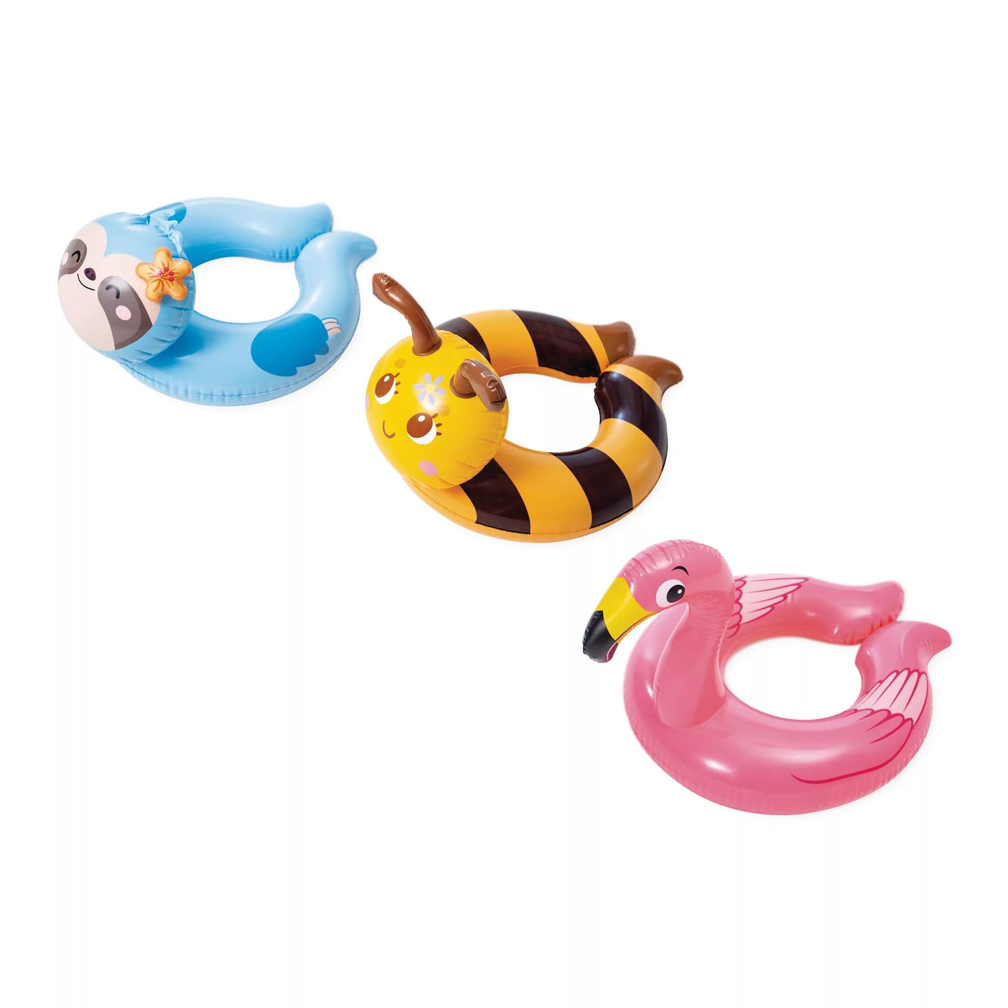 1 Salvagente Animale Simpatici Modello Assortito 15.55X1.59X29.85 cm Intex