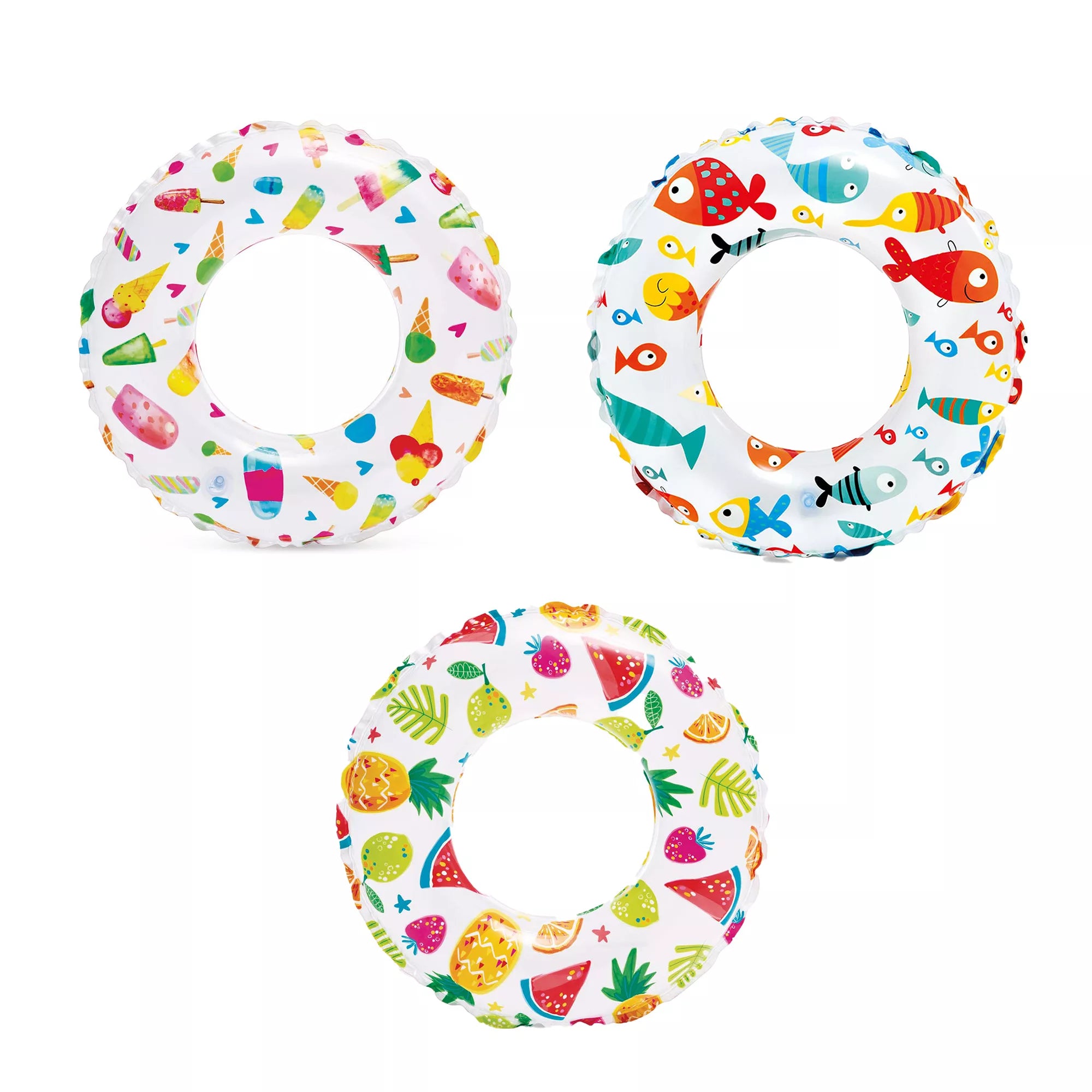 Intex 1 Salvagente Fantasia Colore Assortito 61cm x 61cm