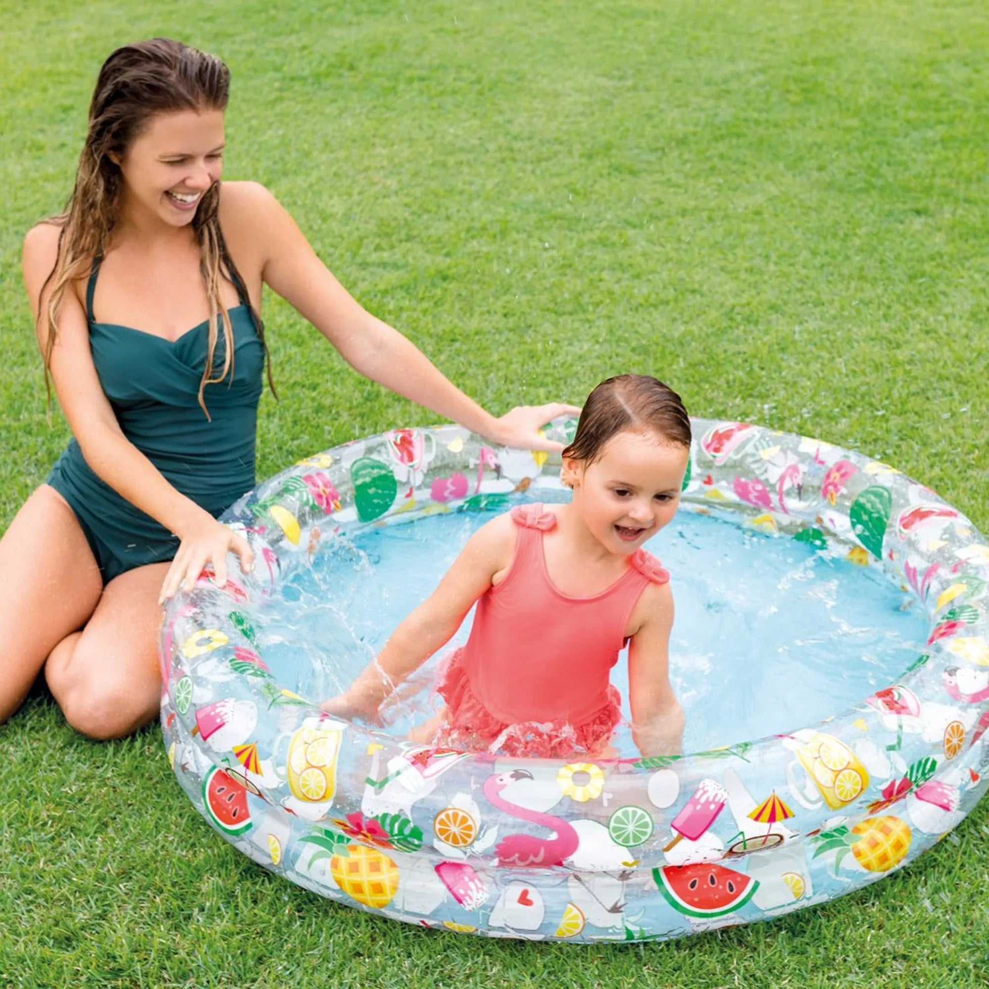 Intex Piscina Just So Fruity 122cm x 25cm Multicolore