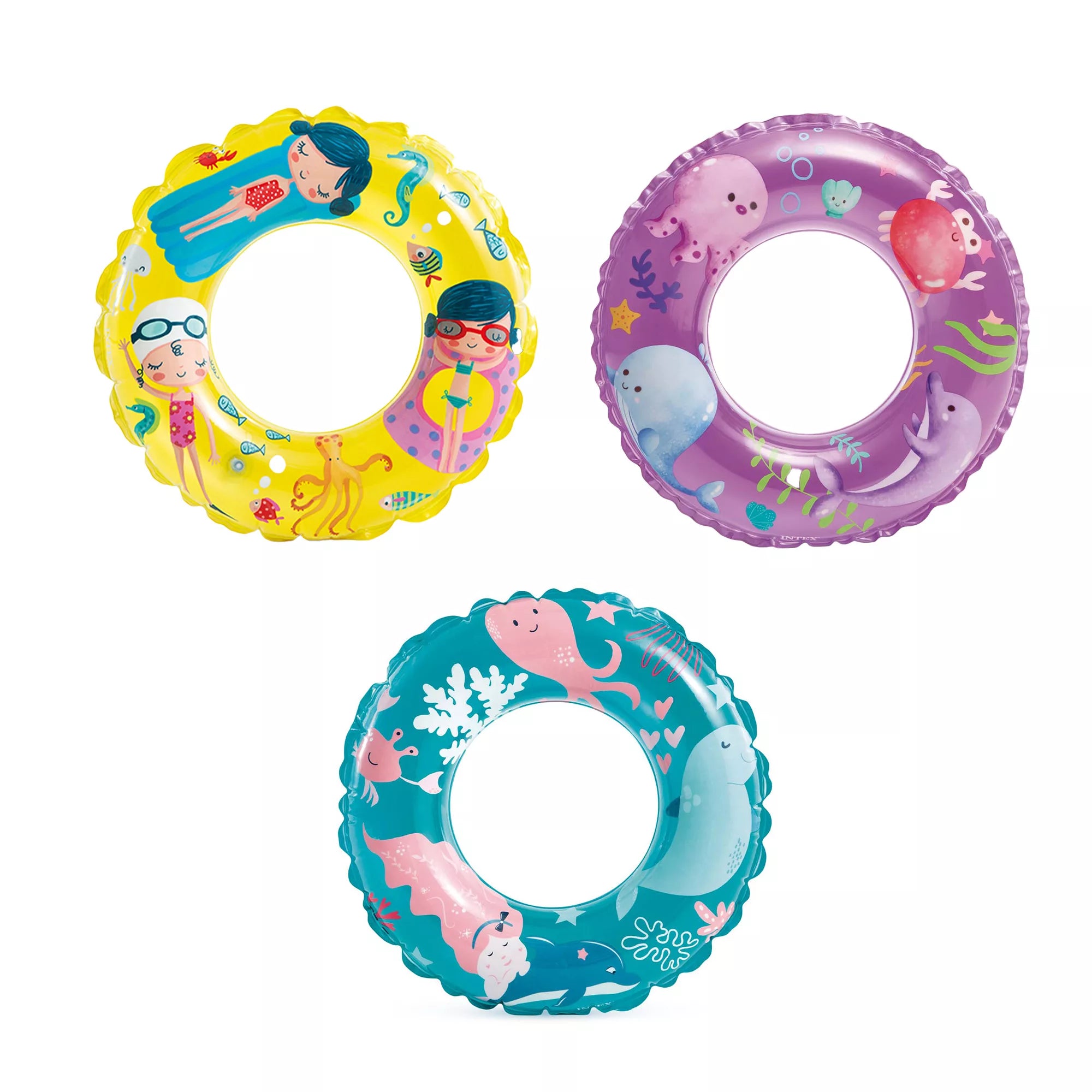 Intex 1 Salvagente Fondo Marino - Colore Assortito 61x61cm