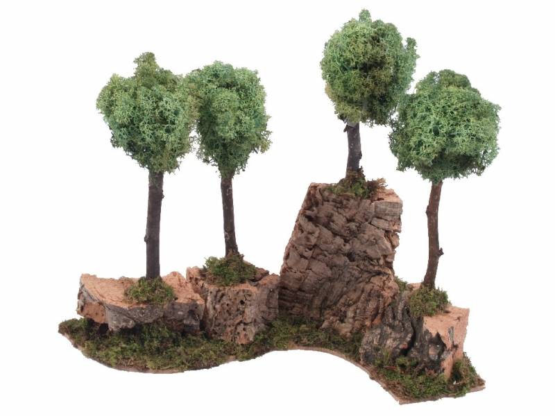 BOSCHETTO DI ALBERI H20CM