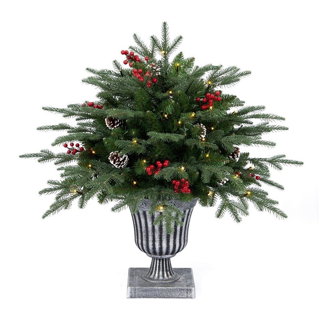 Pinetto 75 cm con 70 LED e Addobbi