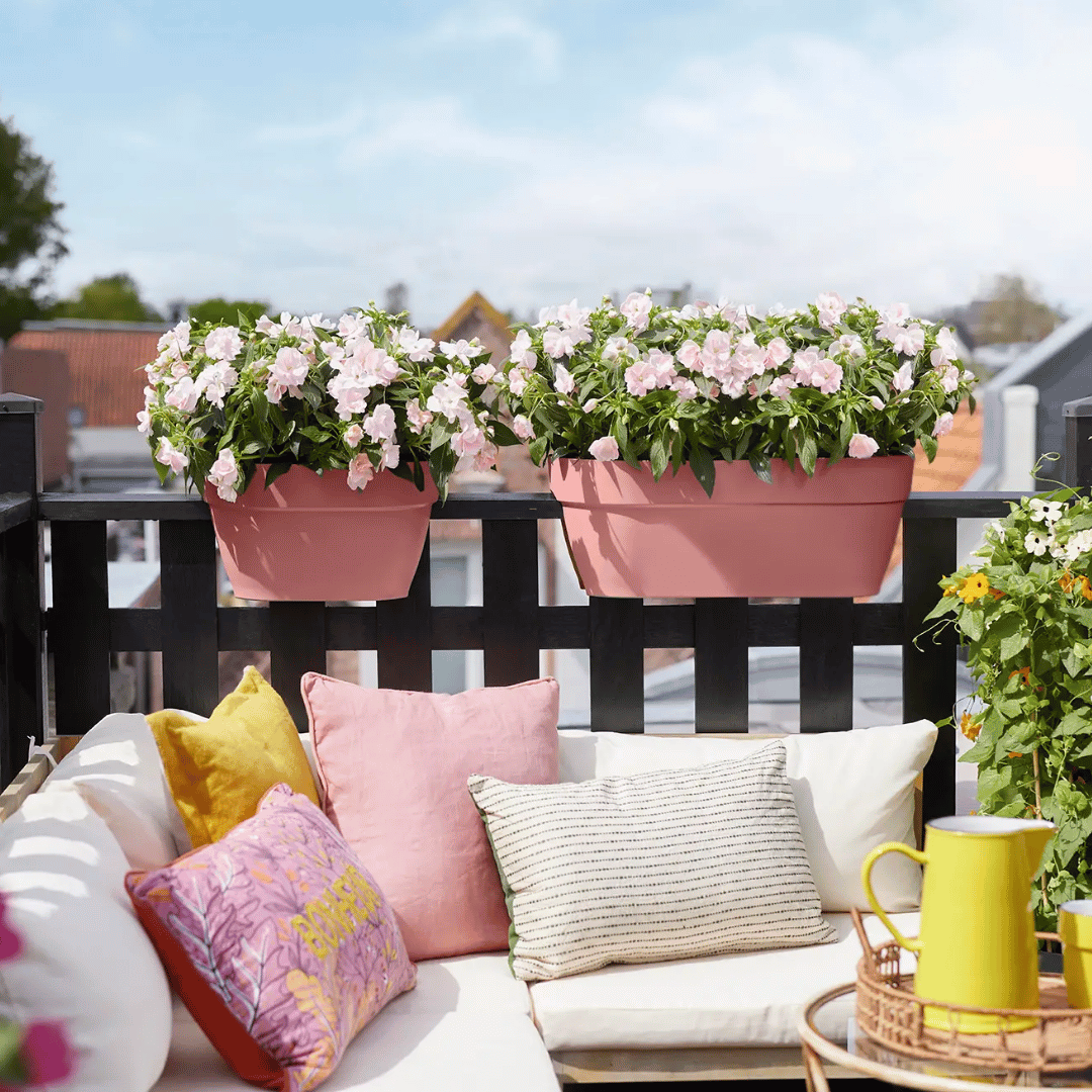 VASO RINGHIERA VIBIA CAMPANA FLOWER BRIDGE 60CM DUSTY PINK