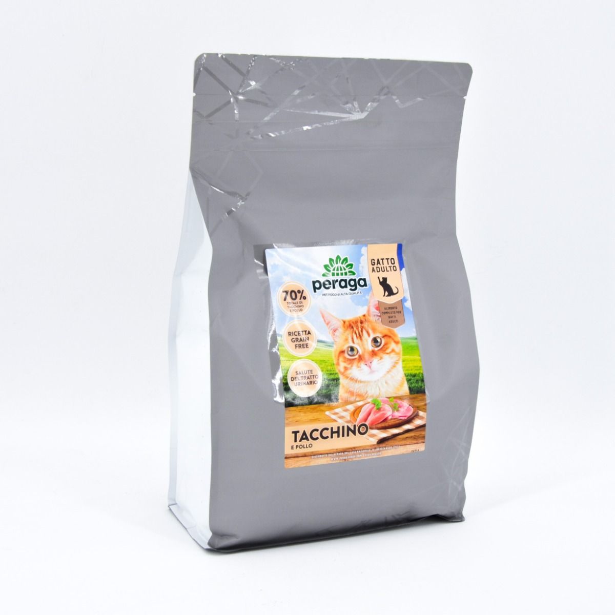 CROCCHETTE PERAGA PER GATTO ADULTO 5KG TACCHINO E POLLO