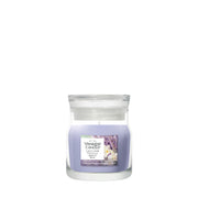 Candela Lavender Vanilla piccola Signature 110g Viola Yankee Candle