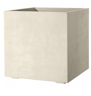 VASO MILLENNIUM CUBO 49 CM PERLA