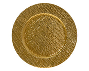 Sottopiatto decorativo effetto martellato D 33 cm oro Peraga Christmas