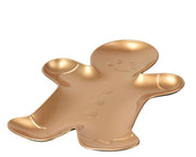 Sottopiatto sagomato gingerbread 27 x 20 x 1,5 cm oro Peraga Christmas