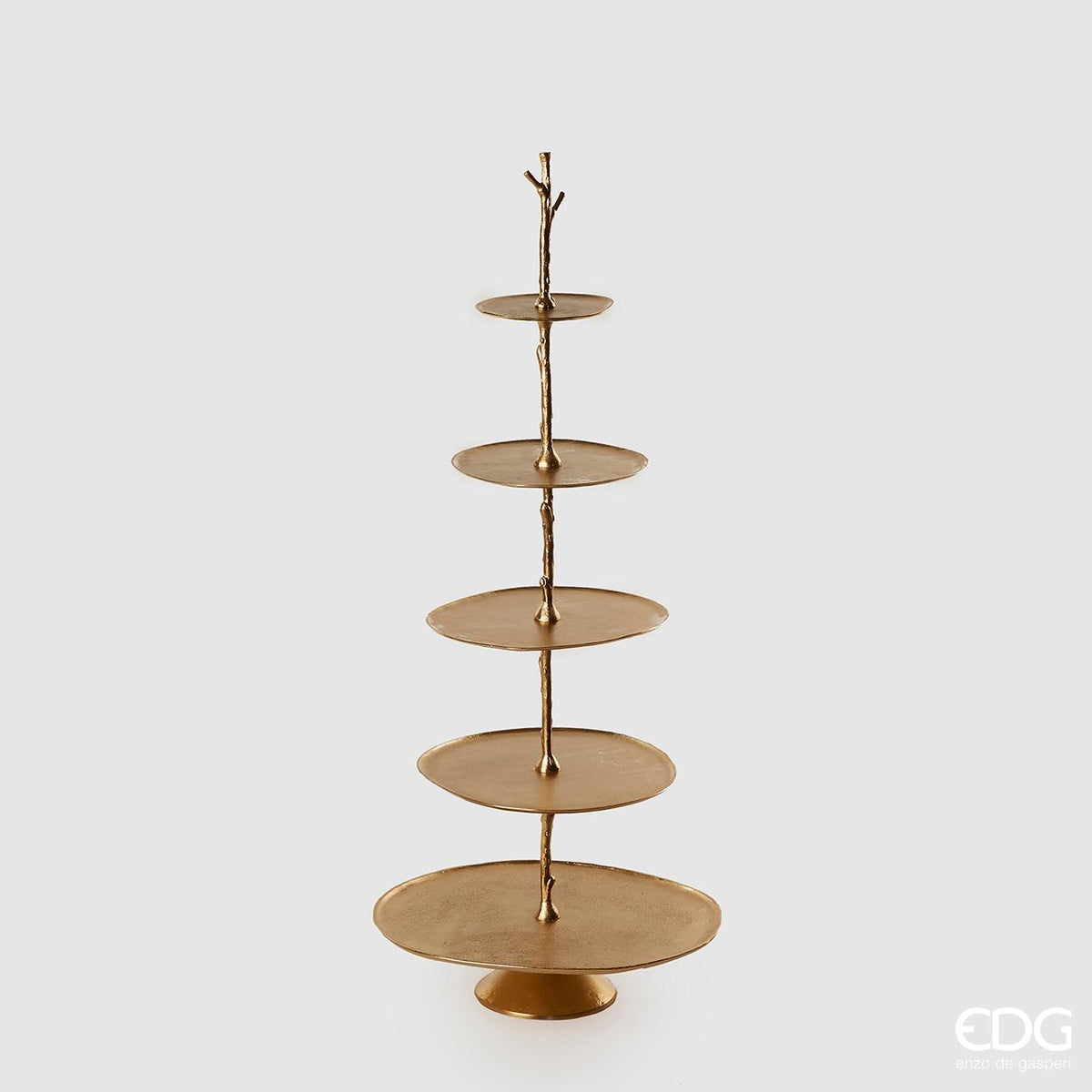 ALZATA IN ALLUMINIO ALBERO ORO 127X53X48CM