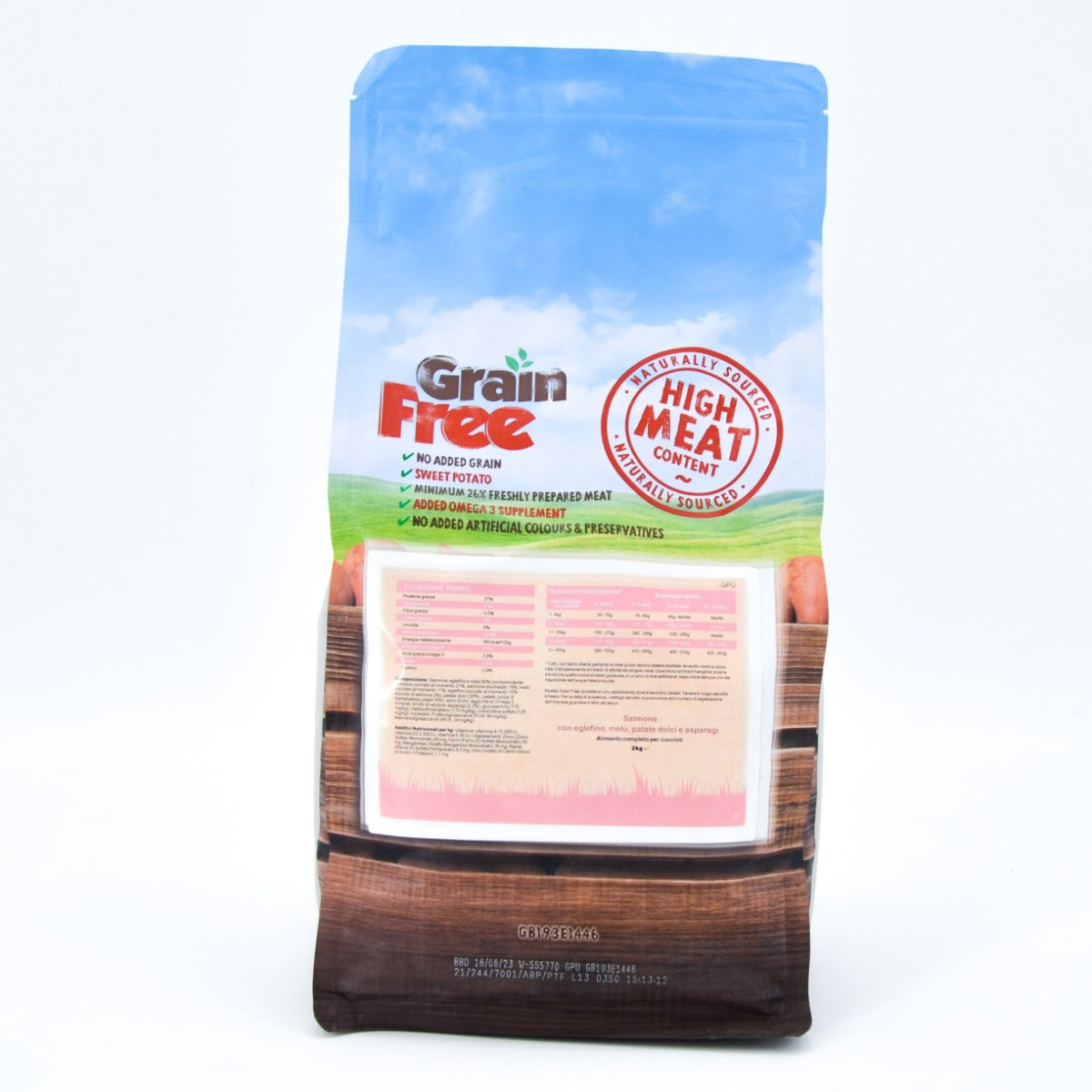 CROCCHETTE PERAGA GRAIN FREE PER CANE CUCCIOLO 2KG SALMONE