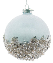 Sfera in Vetro Frostglint Azzurro D10 bizzotto