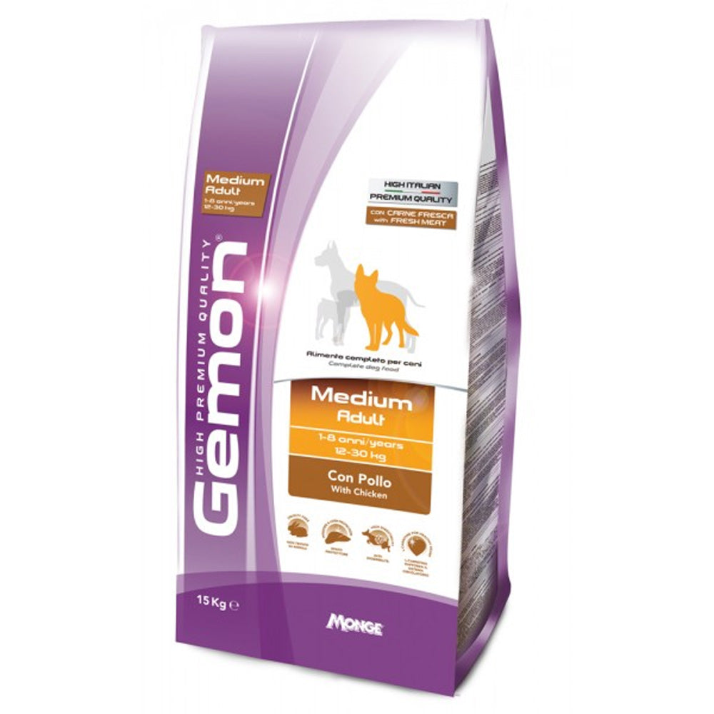 CROCCHETTE PER CANI ADULTI DI TAGLIA MEDIA 15KG POLLO