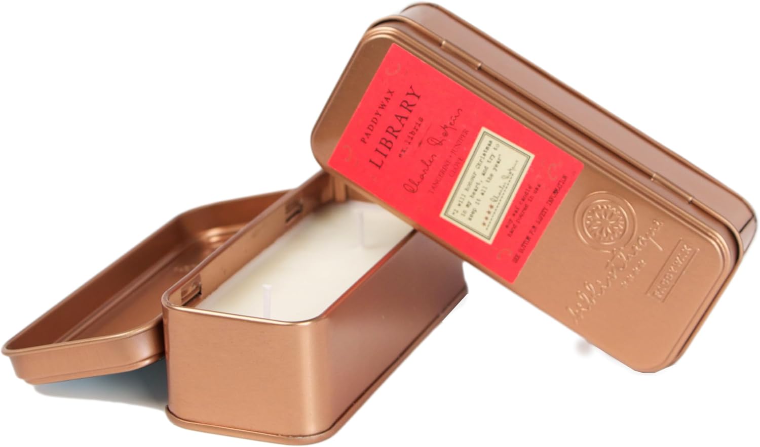 CANDELA PROFUMATA DUE STOPPINI, 56G, MANDARINO