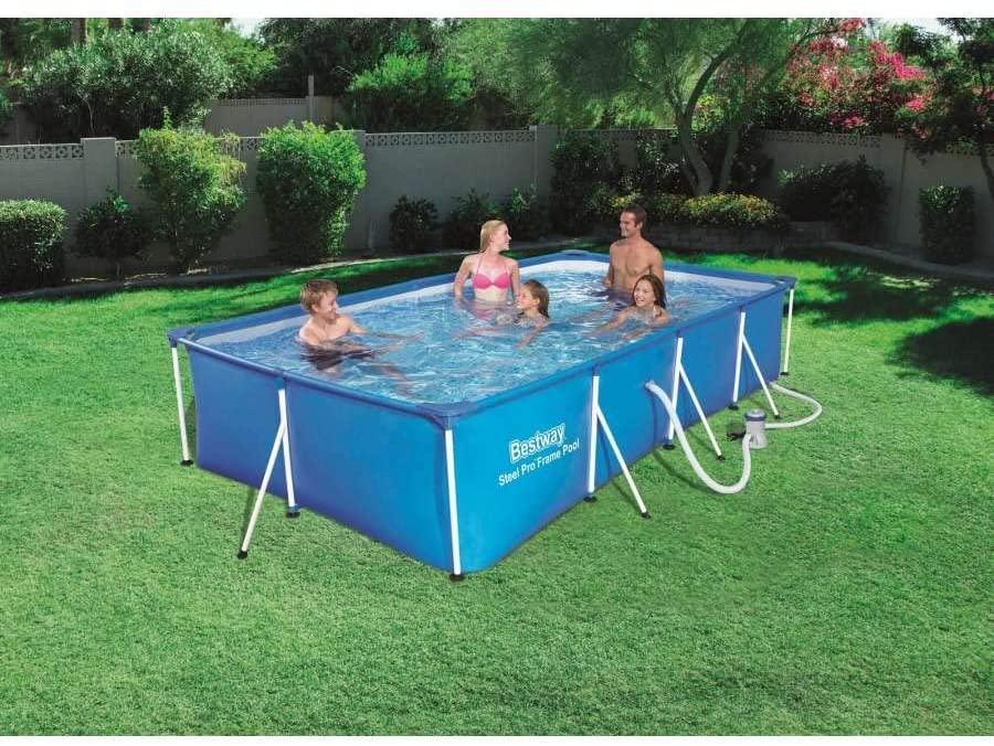 PISCINA RETTANGOLARE FRAME 400X211XH81CM + POMPA FILTRO