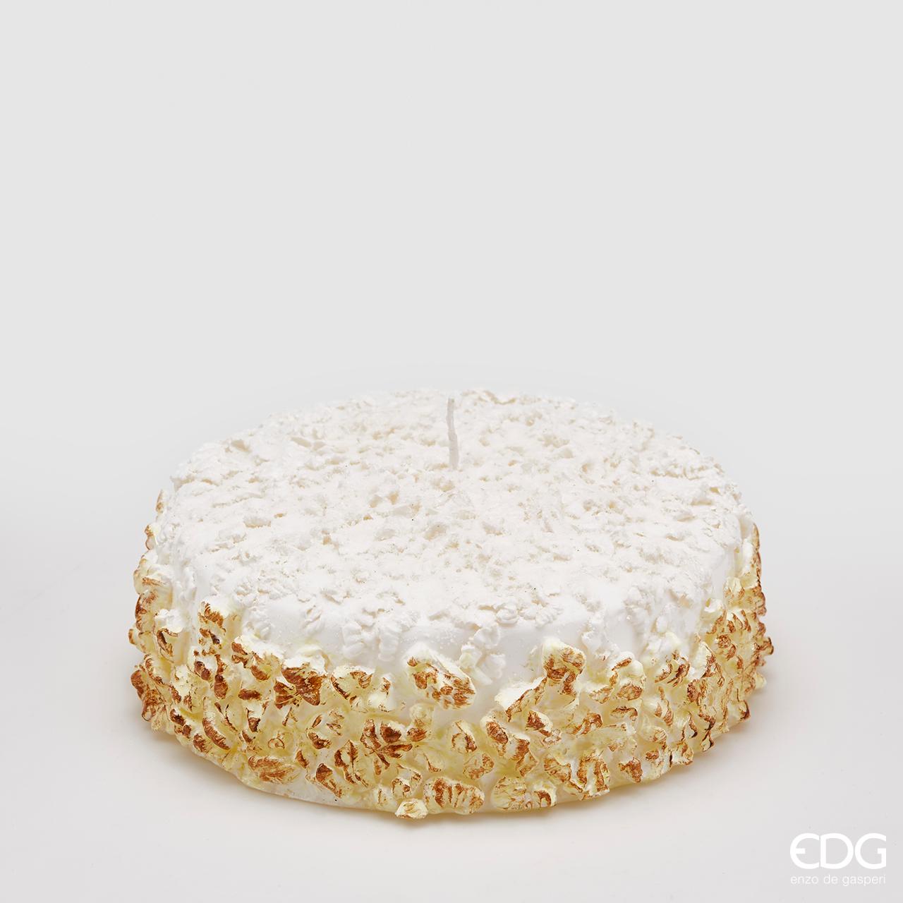 CANDELA DECORATIVA TORTA DI NOCI D.16X5,5CM