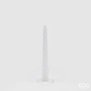 CANDELA STELO TWIST BIANCA 22XH23CM
