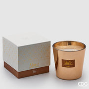 CANDELA PROFUMATA ALLURE 13.5XH12CM CHAMPAGNE