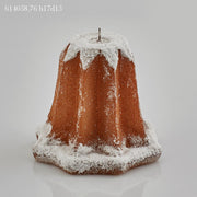 CANDELA PANDORO CON ZUCCHERO A VELO H17X15CM
