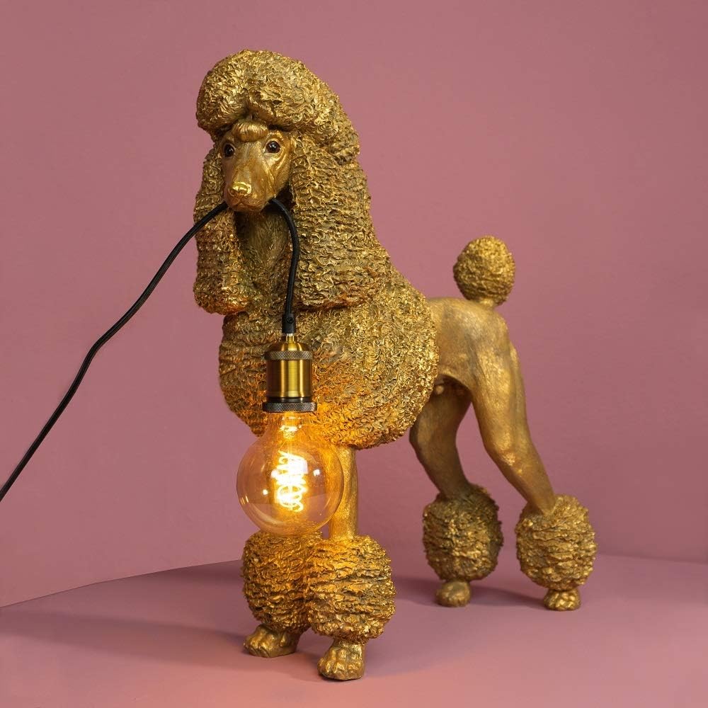 LAMPADA DA TAVOLO BARBONCINO ORO 58,5CM
