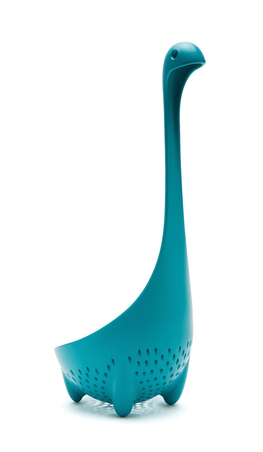 MESTOLO FORATO MAMMA NESSIE AZZURRO PLASTICA