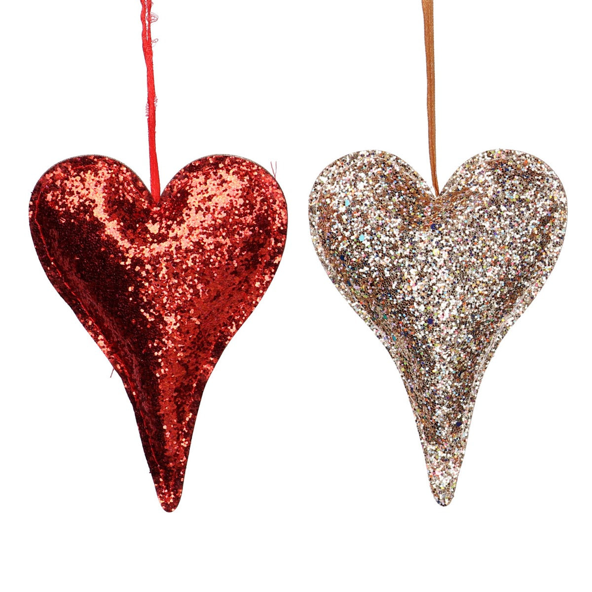 CUORE IN TESSUTO APPENDIBILE ASSORTITO 10.5CM