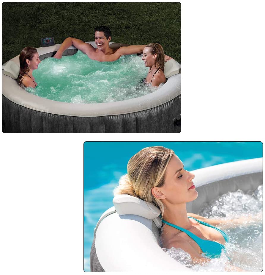IDROMASSAGGIO INTEX PURE SPA GREYWOOD DELUXE - 216 X 71 CM 6 POSTI