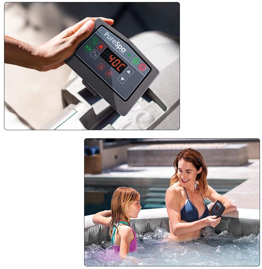 IDROMASSAGGIO INTEX PURE SPA GREYWOOD DELUXE - 216 X 71 CM 6 POSTI