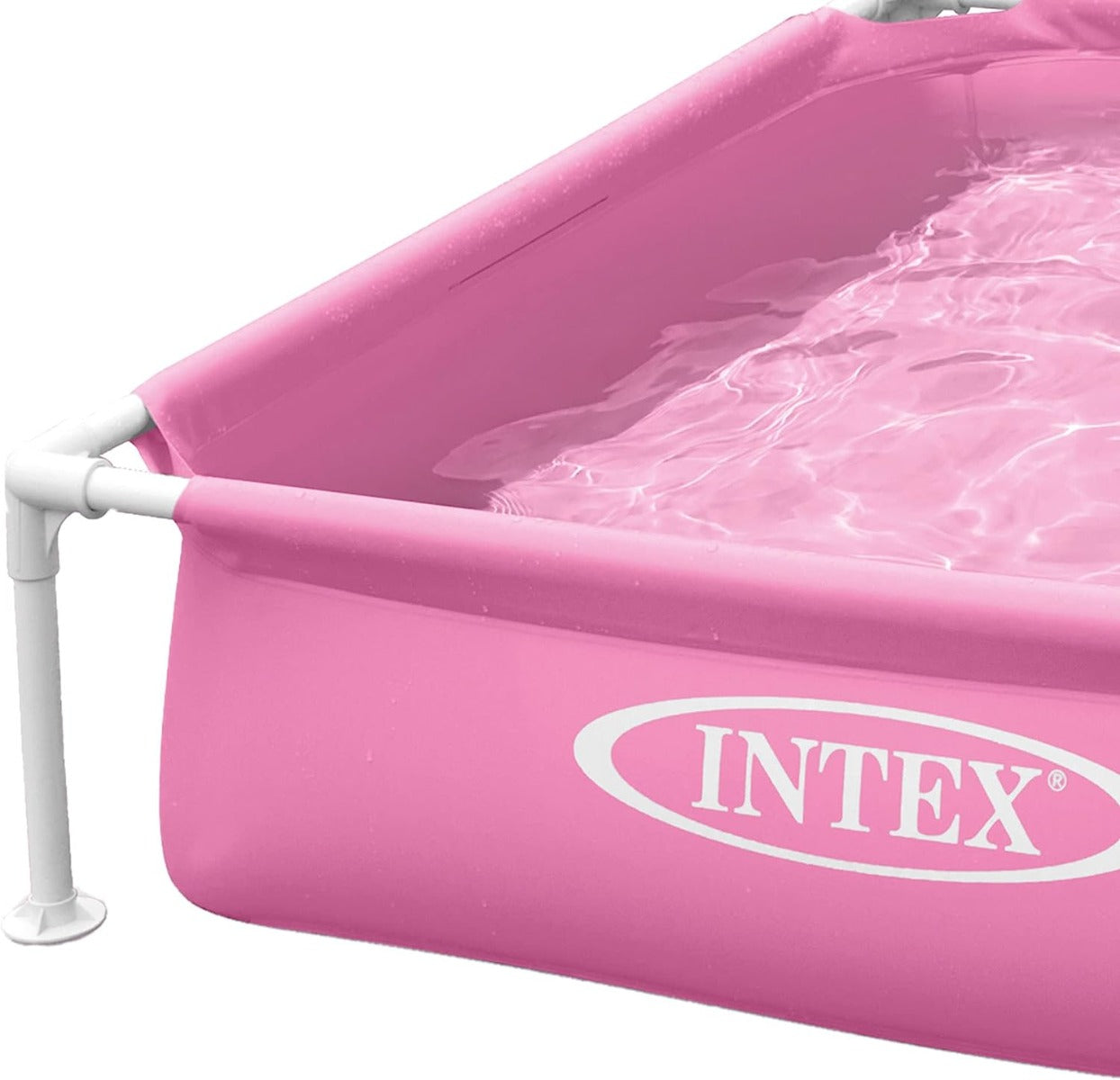 PISCINA MINI FRAME ROSA PER BAMBINI 122X122X30CM