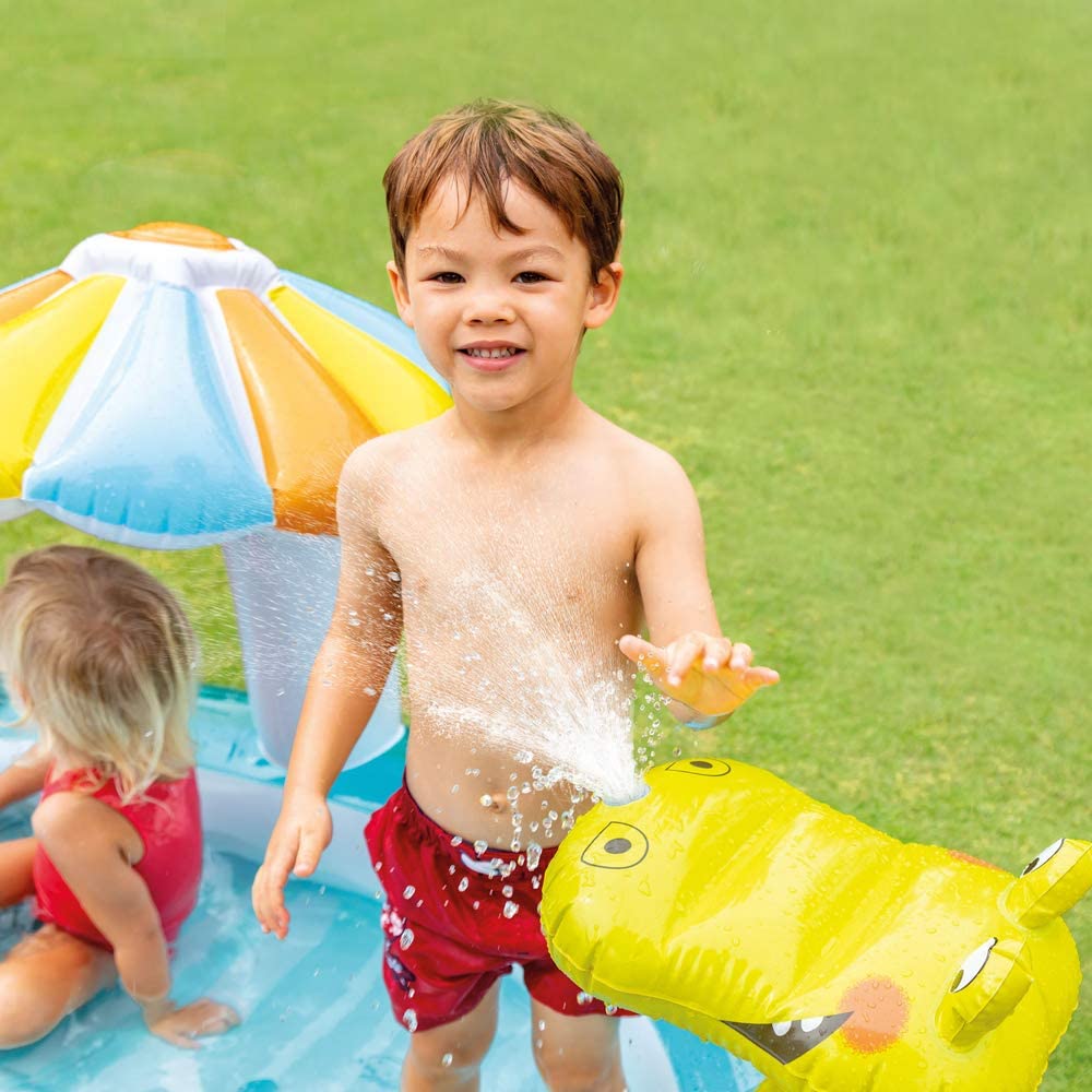 PISCINA PLAY CENTER ALLIGATORE CON SPRUZZO  201X170X84CM