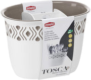 SCOLAPOSATE TOSCA BIANCO/TORTORA 19,5X13,5CM