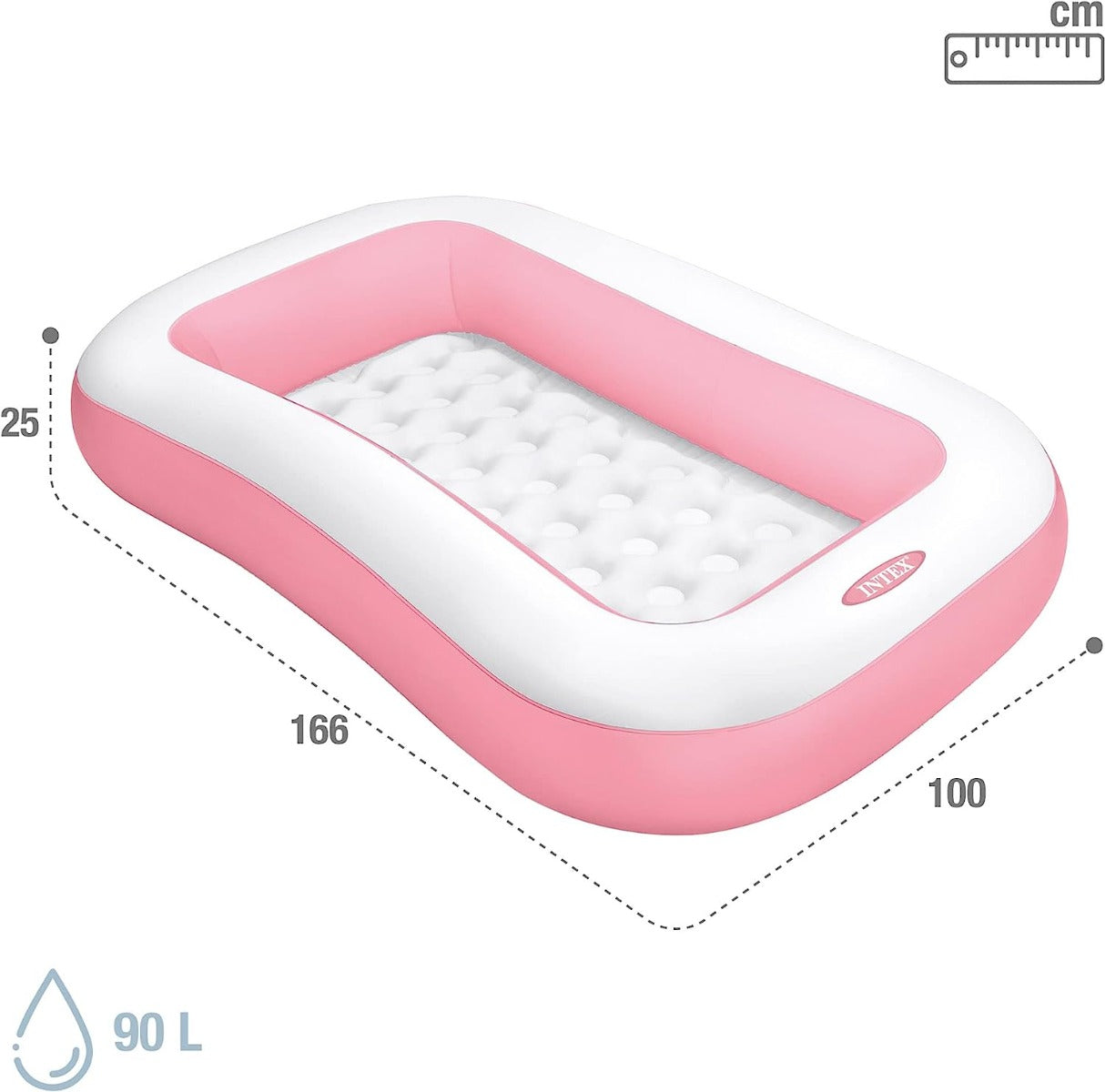 PISCINA RETTANGOLARE GONFIABILE 166X100X25CM