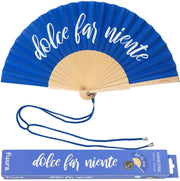 VENTAGLIO "DOLCE FAR NIENTE" BLU