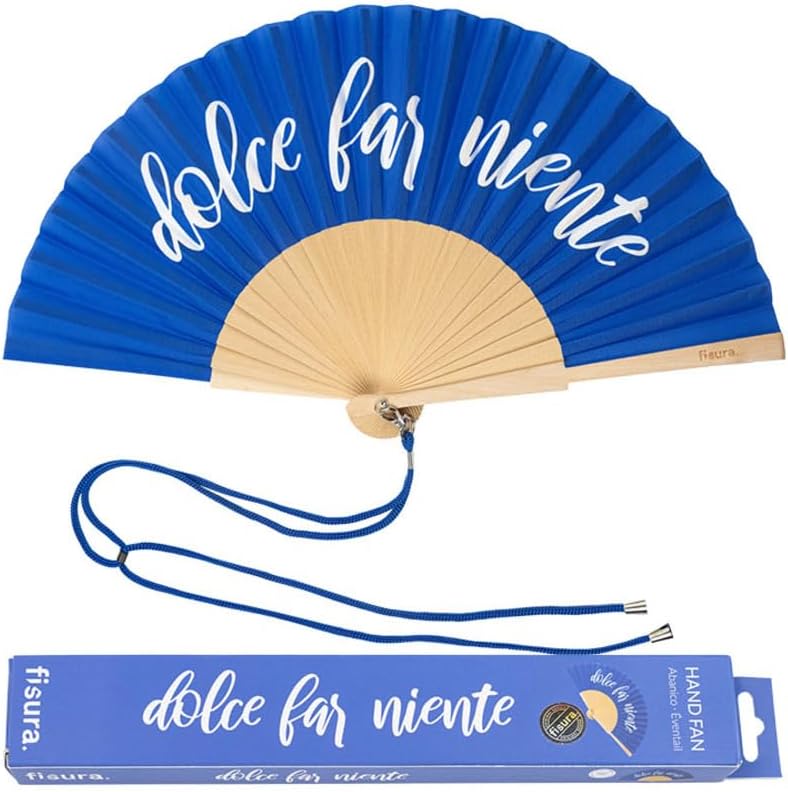 VENTAGLIO "DOLCE FAR NIENTE" BLU