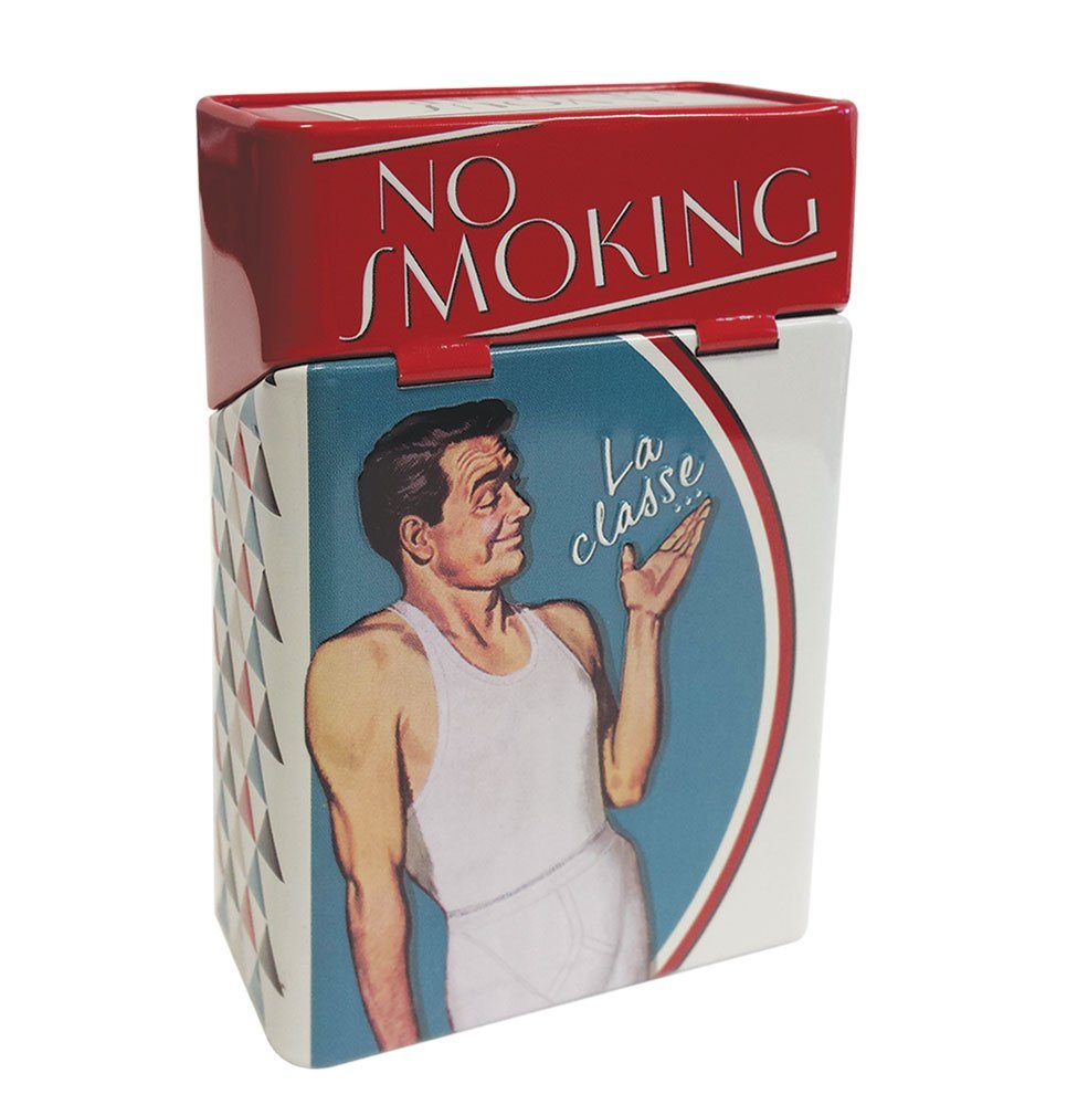 CUSTODIA PER PACCHETTO DI SIGARETTE SMOKING NO SMOKING